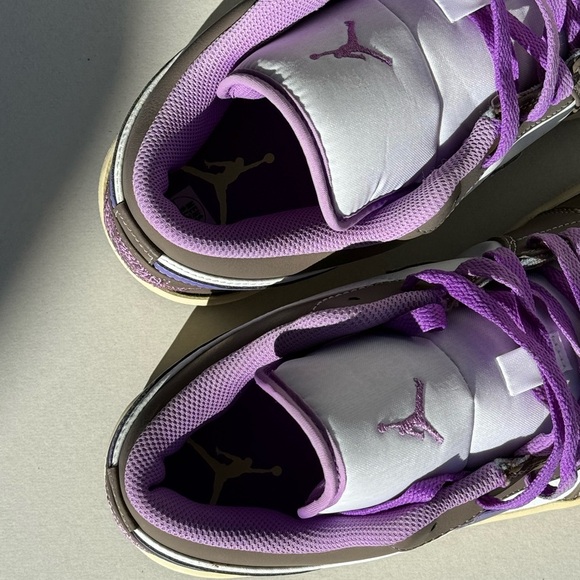 (new+box) Custom Nike Air Jordan 1 Low Men Size 12 US (sun-dried) vintage look - Picture 6 of 16